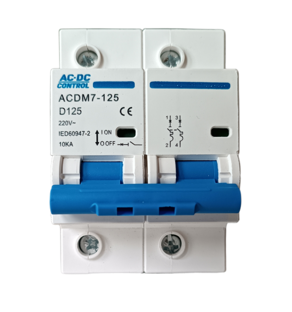 BREAKER RIEL DIN 2 POLOS